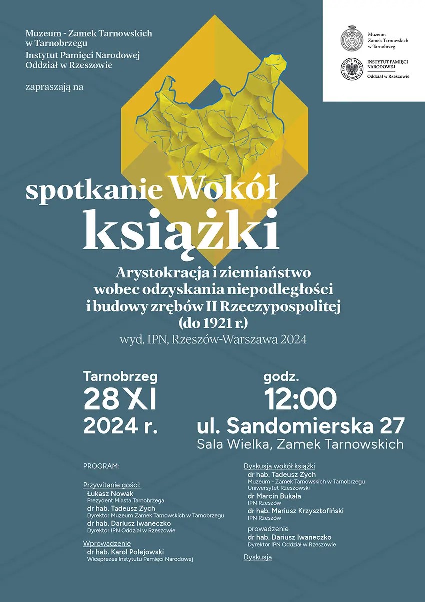 Spotkanie wokół książki wydanej przez IPN w Muzeum - Zamek Tarnowskich